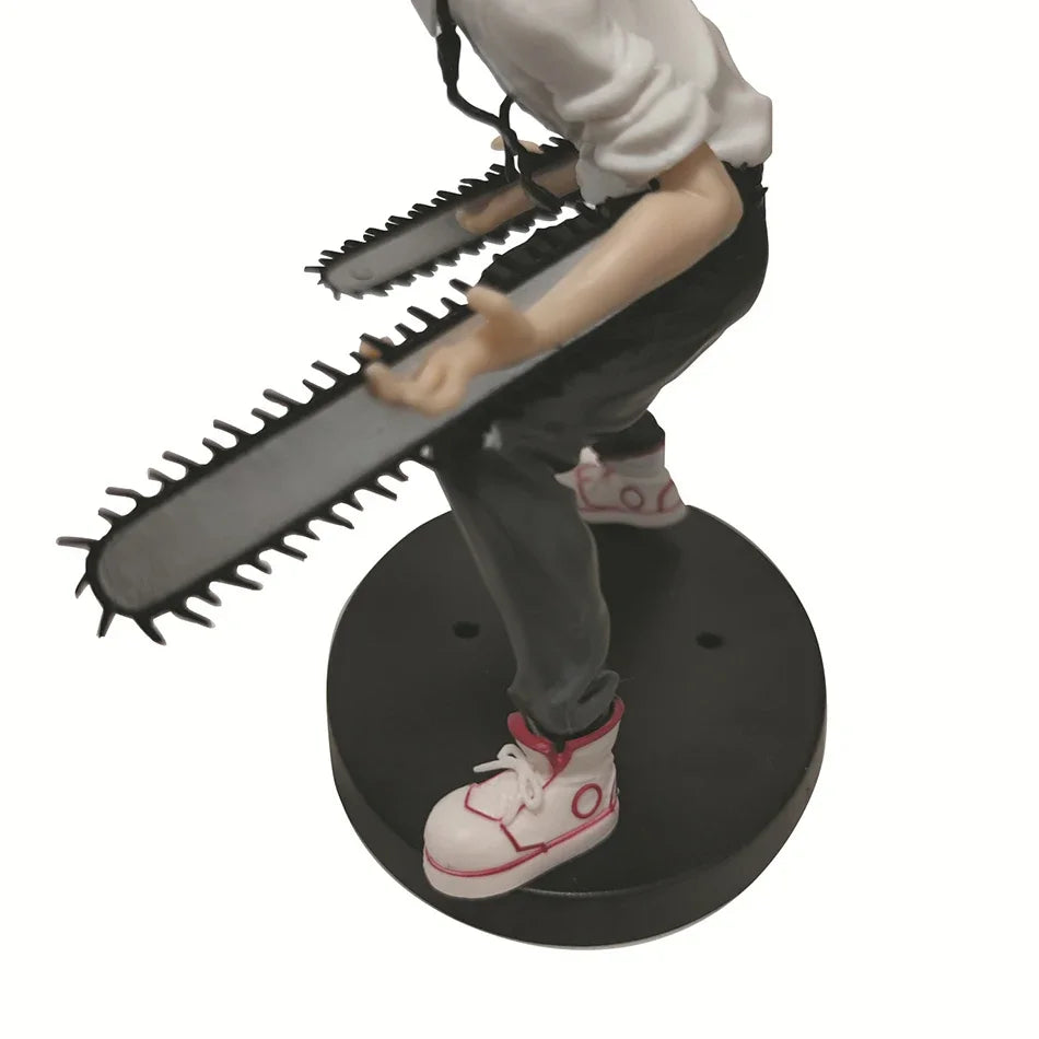 🔥 18CM Chainsaw Man Anime Figure – Denji & Power PVC Action Figures | Epic Collectible Model & Toy for Adults 💥🩸