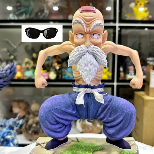 🔥 18CM Dragon Ball Master Roshi Figure – Kame Sennin PVC Action Toy | Epic Desktop Decoration & Collectible Gift 💥⚡ "The legendary turtle hermit is here!"