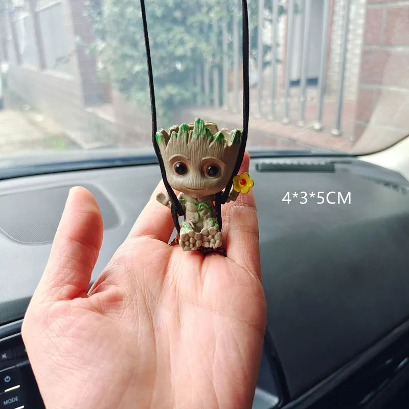 🌱 5-6CM Groot Figure – Guardians of the Galaxy Mini PVC Action Figure | Cute Sitting Groot Toy & Gift for Kids 💚🦸