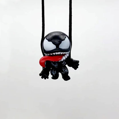 Anime Figure Car Decoration Disney Venom Q Version Pendant Desktop Collection Movable Doll Children's Toys Christmas Gift