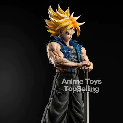 🔥 25CM Dragon Ball Z Future Trunks Figure – PVC Action Statue | Epic Anime Collection & Gift for Kids 💥⚡ "The future is in his hands!"