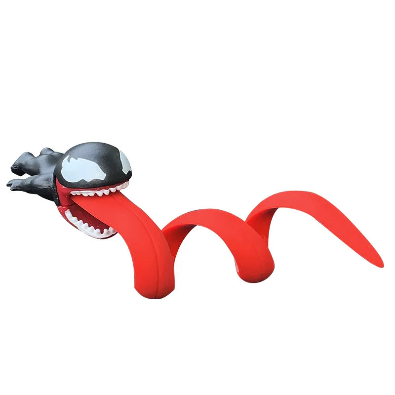 🖤 New Venom Anime Figure – Funny USB Cable Holder & Organizer | Cool Car & Motorcycle Accessory | Unique Gift Decoration ⚡🔌