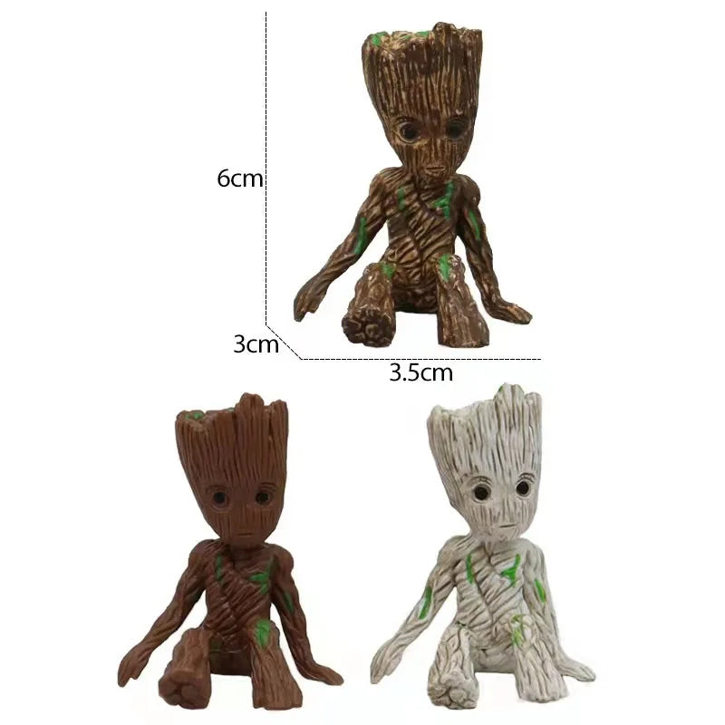 🌱 5-6CM Groot Figure – Guardians of the Galaxy Mini PVC Action Figure | Cute Sitting Groot Toy & Gift for Kids 💚🦸