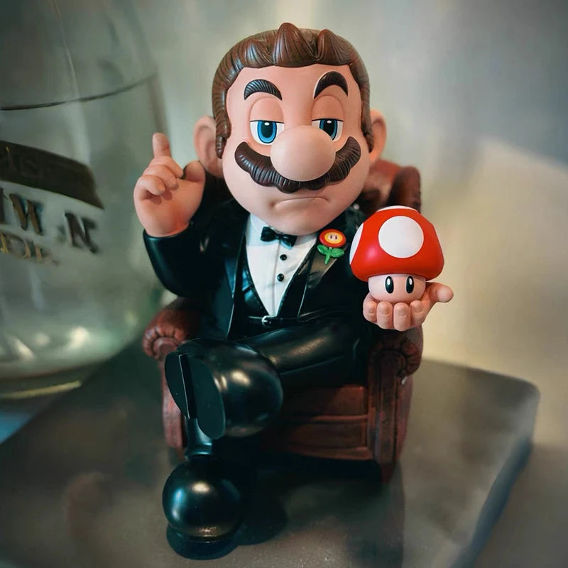 🍄 Super Mario Godfather 15CM Figure – Epic PVC Action Toy | Iconic Collectible & Unique Gift for Fans 🎮🔥