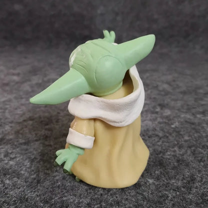 7cm Baby Yoda Grogu Cosplay PVC Figure Collection Figurine Kids Toy Model Prop