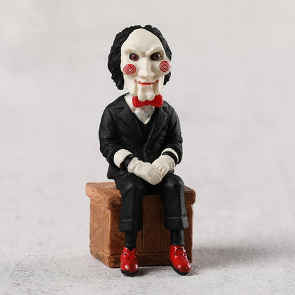 💀 Saw Billy Mini Figure – Creepy Thriller PVC Collectible | Horror Movie Toy