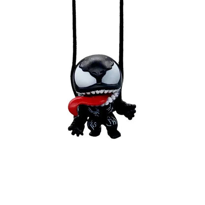 Anime Figure Car Decoration Disney Venom Q Version Pendant Desktop Collection Movable Doll Children's Toys Christmas Gift