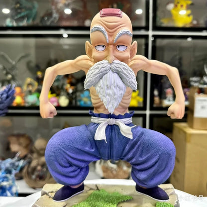 🔥 18CM Dragon Ball Master Roshi Figure – Kame Sennin PVC Action Toy | Epic Desktop Decoration & Collectible Gift 💥⚡ "The legendary turtle hermit is here!"