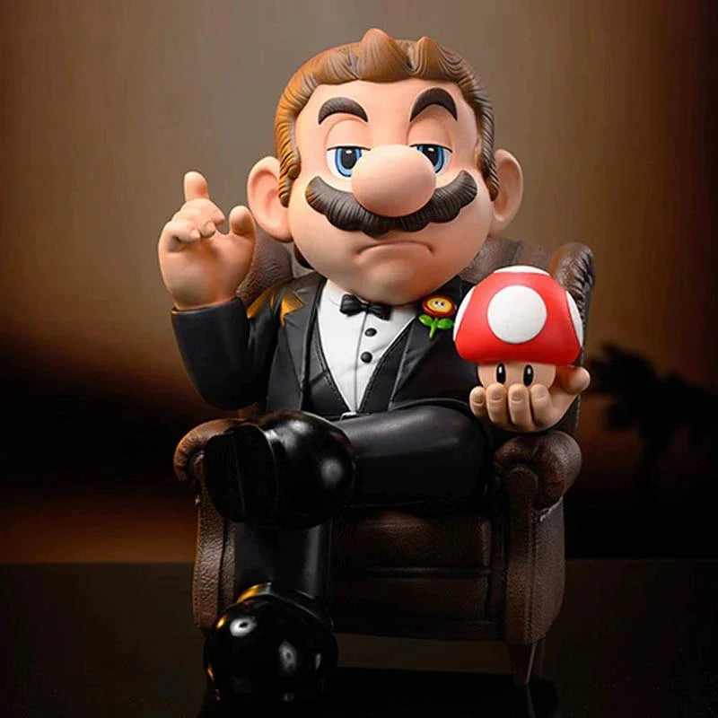 🍄 Super Mario Godfather 15CM Figure – Epic PVC Action Toy | Iconic Collectible & Unique Gift for Fans 🎮🔥