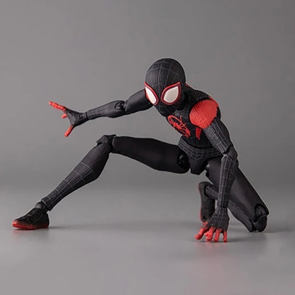 🕷️ SV Action Spider-Man Miles Morales – Into the Spider-Verse PVC Figure | Marvel Collection Model Toy 💥🎮